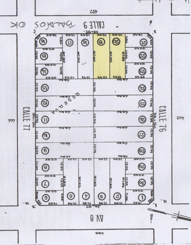 Imagen 1 de 1 de 172 - Lote Financiado - Calle 9 Entre 76 Y 77