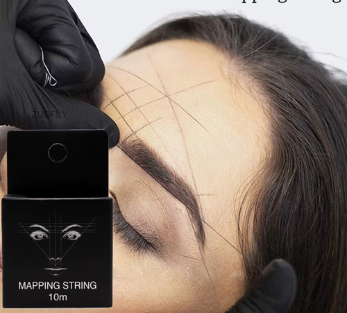 Hilo Con Tinte Para Mapping Visagismo De Cejas Microblading