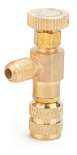 Imagen 1 de 6 de Válvula De Carga De Refrigerante R410a 1/4 - 5/16 Flujo De