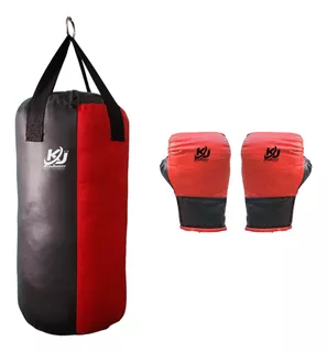 Saco De Boxeo Y Par De Guantes De Boxeo Para Niño Box Karate