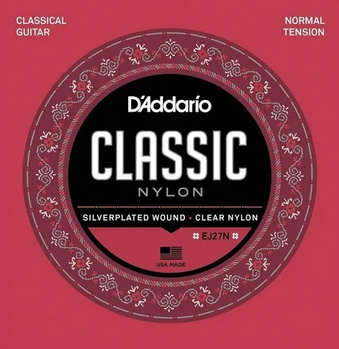Encordado D’Addario EJ27N Classic Nylon Para Guitarra Clasica