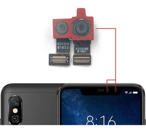 Camara Frontal Xiaomi Redmi Note 6 Pro (noesgenerica)