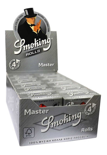 Seda Smoking Master Rolos Com 24 Caixas