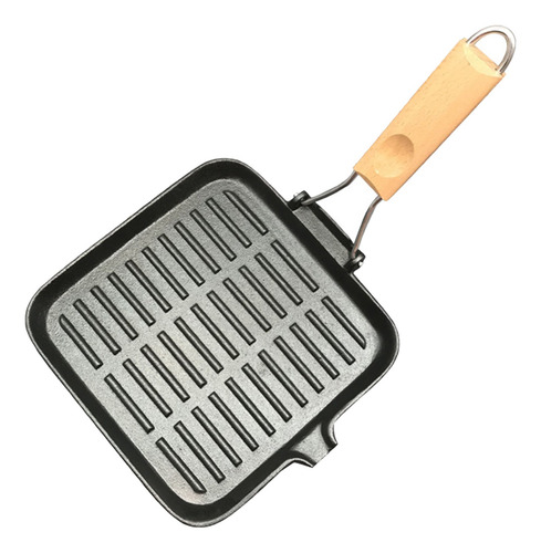 Imagen 1 de 9 de Parrilla De Hierro Fundido De Inducción Sartén Sartén