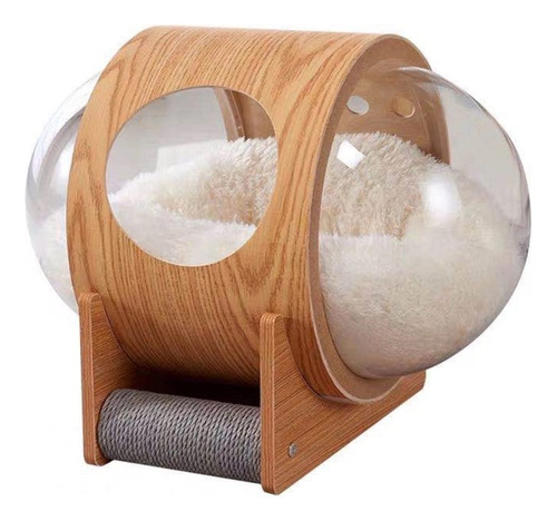 Kelendle Cat House Space Capsule: Cama Para Gatos Con Poste.