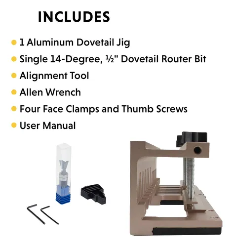 General Tools - 861 Pro Dovetailer 2 - Plantilla Para Corte.