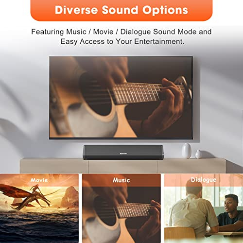 Barras De Sonido Bestisan Tv, 16'/50w Soundbar Pequeño...