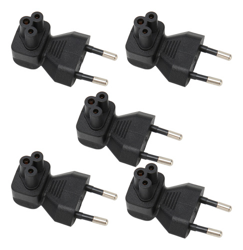 Convertidor De Adaptador De Corriente Iec320 C5, 5 Piezas, C