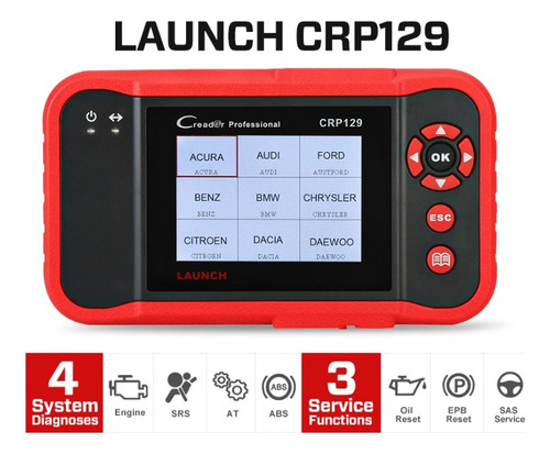 Launch Crp129 Escáner Obd2  Original