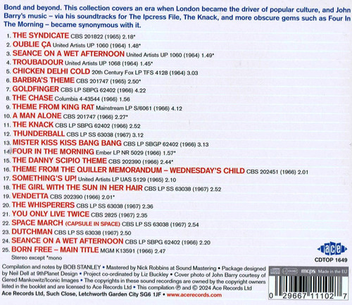 Cd Something's Up! Film, Tv & Studio Work 1964-1967 (john Ba Estándar
