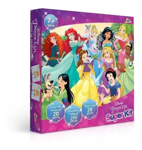 Princesas - Super Kit - 3 jogos em 1 - Toyster Brinquedos : :  Brinquedos e Jogos