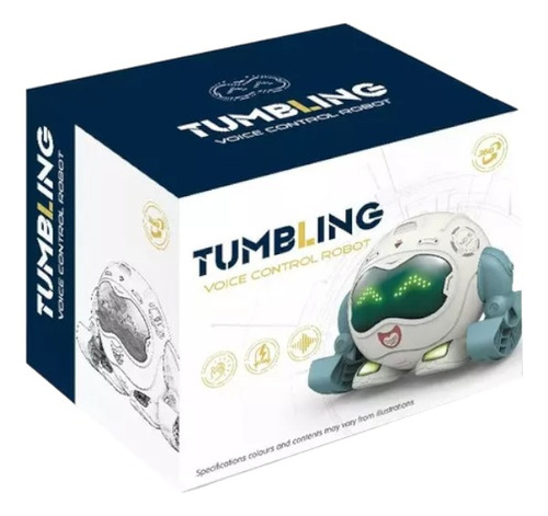 Robot Con Luz Sonido Y Movimiento Tumbling Gira 360°