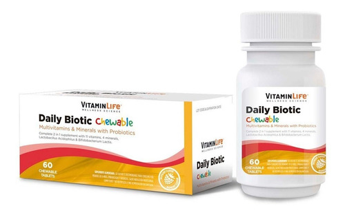  Daily Biotic Infantil / Chewable (60 Gomitas) Vitamin Life