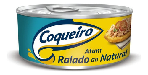 Atum Ralado Ao Natural Lata Com 170g Coqueiro