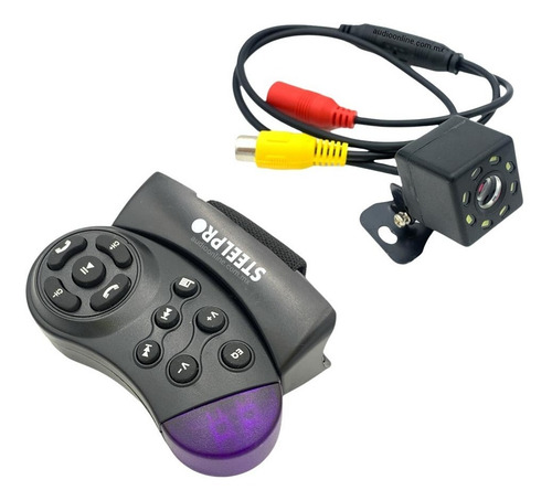 Imagen 8 de 10 de Autoestereo Pantalla 1 Din Steelpro Bluetooth Cámara Reversa