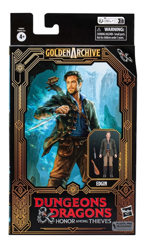 Dungeons And Dragons Edgin Golden Archive Figura 15cm Hasbro