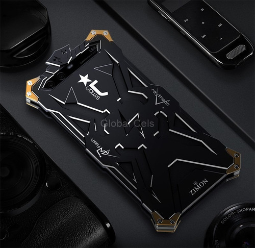 Imagen 5 de 5 de Case Huawei P10 Metal Con Pernos Atornillables Funda Huawei