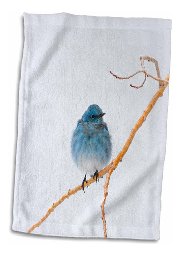 Toalla De 3d Rose Wyoming-migrating Mountain Bluebird,...