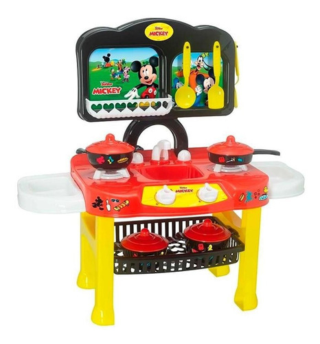 Cozinha Infantil Mickey Mouse Mielle 12pçs - B256