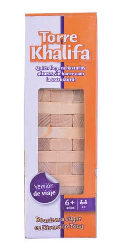 Imagen 1 de 6 de Juego De Mesa Jenga Torre Khalifa Viajero El Duende Azul