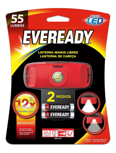 Linterna Manos Libres 2 Led Eveready