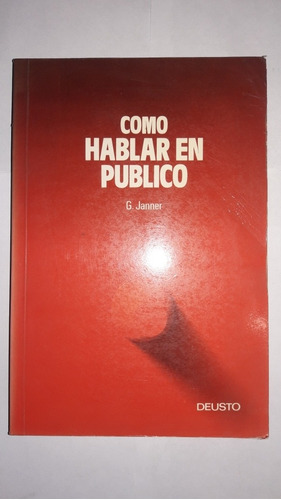 Como Hablar En Publico G. Janner