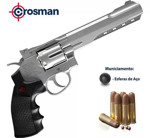 REVOLVER 357 MAGNUM  CILINDRO DE TITANIO 8 BALAS 