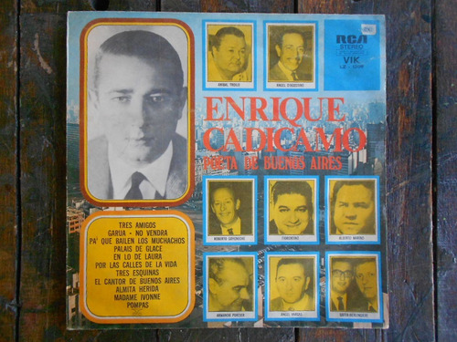 Enrique Cadicamo   Poeta De Buenos Aires   Lp Vinilo Ex