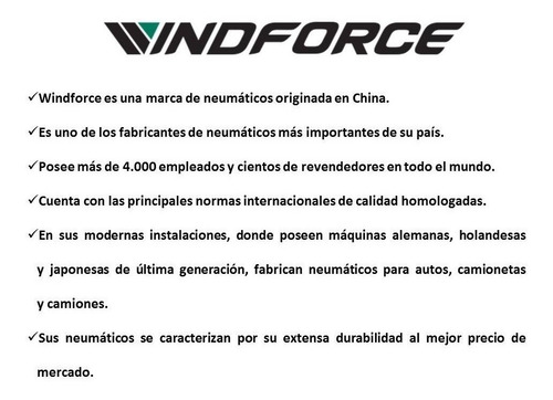 Imagen 8 de 10 de Cubierta 195/55 R15 Windforce Catchpower 85v
