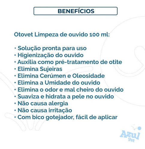 Limpar Ouvido De Cachorro Com Soro Fisiológico Otovet 100ml