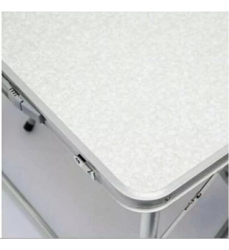 Mesa De Camping Plegable Y Convertible Con Altura Regulable
