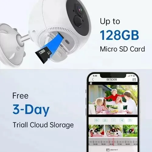 Mini Camara Domo 4k Con Vision Nocturna A Prueba De Agua