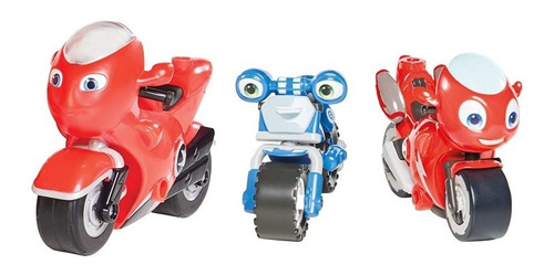 3 Pack Figuras Ricky Zoom - Hank, Ricky Y Loop