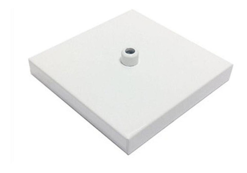 Kit/7 Canopla Lustre Pendente Quad Md-1005 12x12x2cm Branca Cor Branco Não