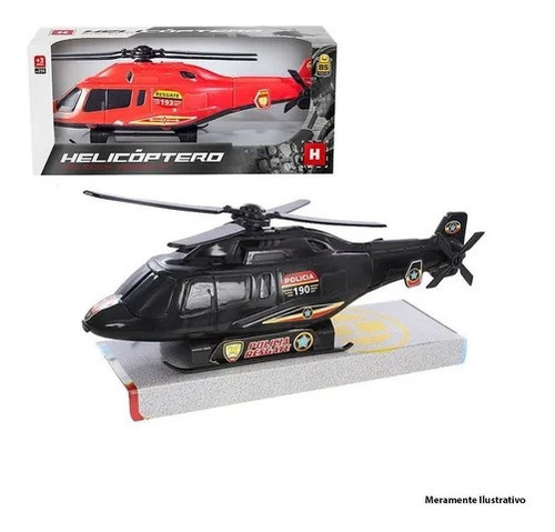 Helicóptero Polícia/ Resgate Bs Toys