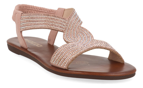 Sandalia Casual Vazza Color Salmon Para Mujer 1290405