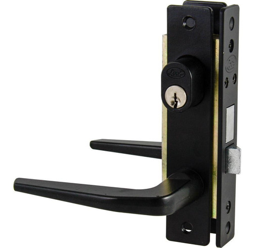 Cerradura Aluminio Basic Sencilla Color Negro Lock 19cl