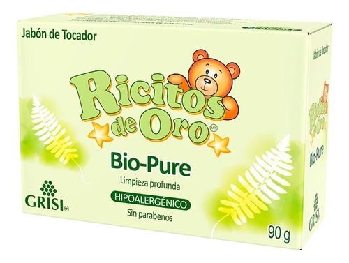 Jabón Ricitos De Oro Bio Pure 90g