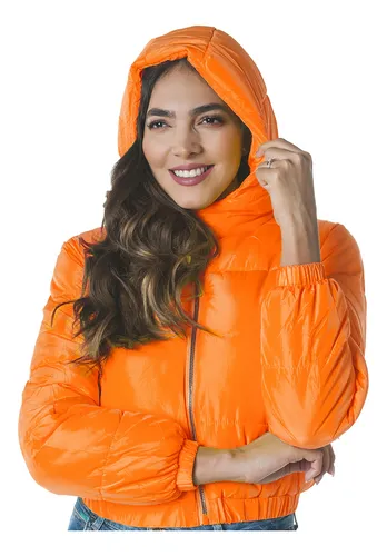 Chamarra naranja mujer sales