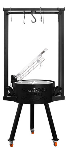 Fogonero Modelo F-50 Con Estaca Y Perchero - Grillcorp