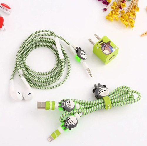 Combo De Kits Para Proteger Cargador Y Audífonos