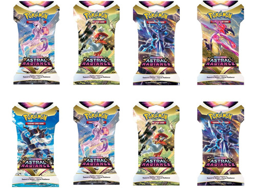 Pokemon Sword And Shield Astral Radiance (8) Packs De Refuer