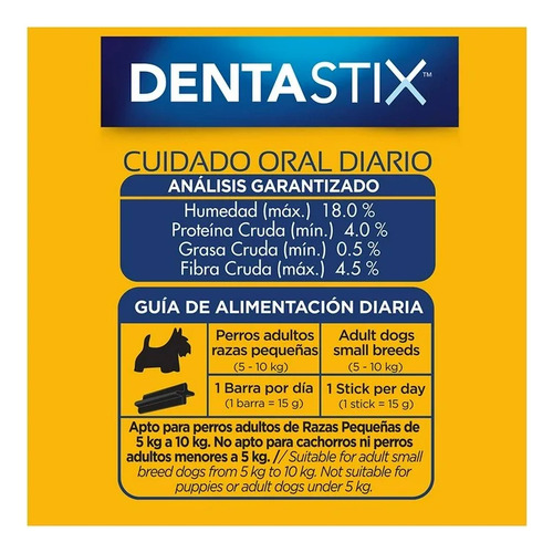Botanas Para Perro Dentastix Pedigree Razas Pequeñas 105g