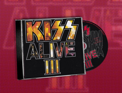 Kiss  Alive Iii Cd Europa Alemania 1993 Excelente 