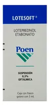 Comprar Lotesoft Suspensión Gotas Oftálmicas 0,5 %, 1 Frasco Gotero 5 Ml