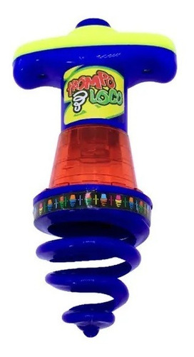 Brinquedo Pião Twister Luminoso Com Lançador Infantil