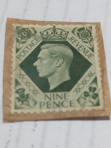 Estampilla De Inglaterra  -720-    Nine Pence      (4)