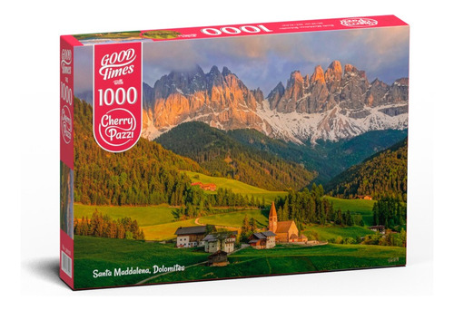 Puzzle Santa Maddalena Dolomites - 1000pz Cherry Pazzi 30028