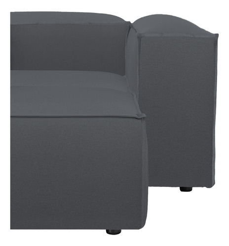 Sala Esquinera Moderna Latt Sillón Modular Lino Soft Minimal Color Oxford