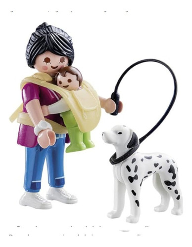 Playmobil Modelo 70154 Especial Plus Mamá Con Bebe Y Perro 